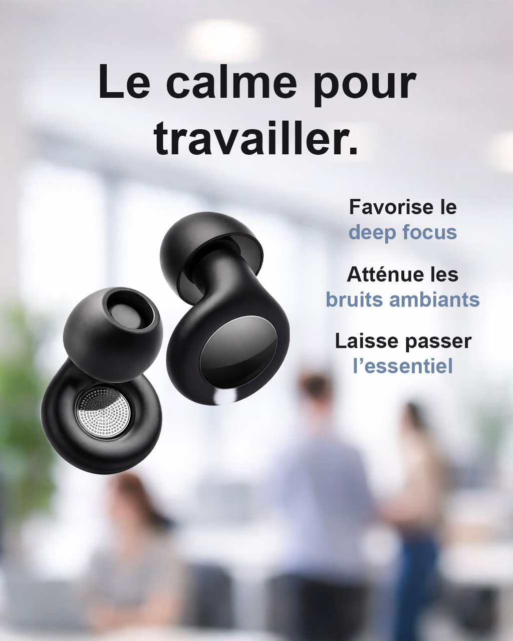 Silicone Ear Plugs for Sleeping 25Db Noise Cancelling Hearing Protection Reusable Earplugs for Sleep Focus Concerts Work Study